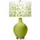 Color Plus Ovo 28 1/2" High Mosaic Shade Parakeet Green Table Lamp