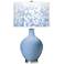 Color Plus Ovo 28 1/2" High Mosaic Shade Placid Blue Table Lamp