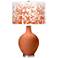Color Plus Ovo 28 1/2" High Mosaic Shade Robust Orange Table Lamp