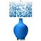 Color Plus Ovo 28 1/2" High Mosaic Shade Royal Blue Table Lamp