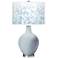 Color Plus Ovo 28 1/2" High Mosaic Shade Take Five Blue Table Lamp