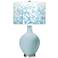 Color Plus Ovo 28 1/2" High Mosaic Shade Vast Sky Blue Table Lamp