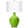 Color Plus Ovo 28 1/2" High Neon Green Glass Table Lamp