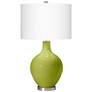 Color Plus Ovo 28 1/2" High Parakeet Green Glass Table Lamp