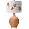 Color Plus Ovo 28 1/2" High Rose Bouquet Shade Burnt Almond Table Lamp