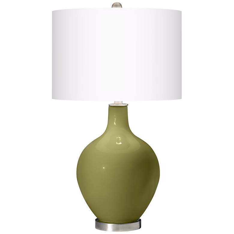 Image 2 Color Plus Ovo 28 1/2" High Rural Green Table Lamp