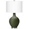 Color Plus Ovo 28 1/2" High Secret Garden Green Glass Table Lamp