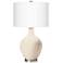 Color Plus Ovo 28 1/2" High Steamed Milk White Table Lamp