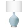 Color Plus Ovo 28 1/2" High Vast Sky Blue Table Lamp With Dimmer