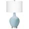 Color Plus Ovo 28 1/2" High Vast Sky Blue Table Lamp With Dimmer