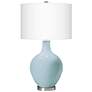 2_Color Plus Ovo 28 1/2" High Vast Sky Blue Table Lamp
