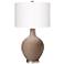 Color Plus Ovo 28 1/2" Mocha Brown Table Lamp