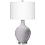 Color Plus Ovo 28 1/2" Modern Glass Swanky Gray Table Lamp in scene