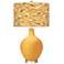 Color Plus Ovo 28 1/2" Modern Shift Shade Marigold Yellow Table Lamp