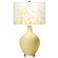 Color Plus Ovo 28 1/2" Mosaic Shade Butter Up Yellow Table Lamp