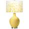 Color Plus Ovo 28 1/2" Mosaic Shade Daffodil Yellow Table Lamp