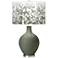 Color Plus Ovo 28 1/2" Mosaic Shade Deep Lichen Green Table Lamp