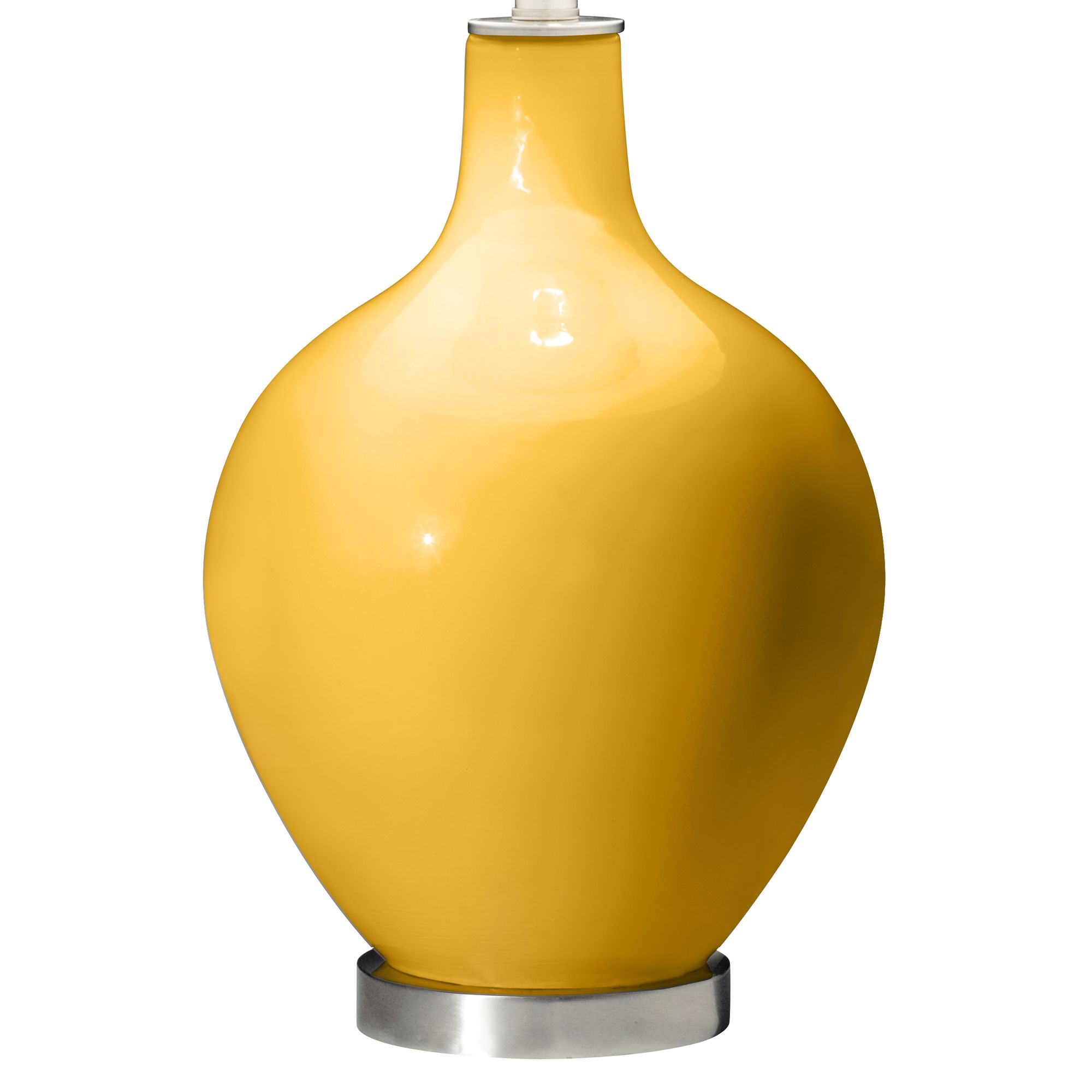 Image 3 Color Plus Ovo 28 1/2" Mosaic Shade Goldenrod Yellow Table Lamp more views