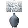 Color Plus Ovo 28 1/2" Mosaic Shade Granite Peak Gray Table Lamp