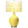 Color Plus Ovo 28 1/2" Mosaic Shade Lemon Twist Yellow Table Lamp