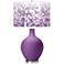 Color Plus Ovo 28 1/2" Mosaic Shade Passionate Purple Table Lamp