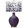 Color Plus Ovo 28 1/2" Mosaic Shade Quixotic Plum Purple Table Lamp