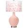 Color Plus Ovo 28 1/2" Mosaic Shade Rose Pink Table Lamp