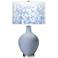 Color Plus Ovo 28 1/2" Mosaic Shade Sky Blue Table Lamp