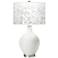 Color Plus Ovo 28 1/2" Mosaic Shade Winter White Table Lamp