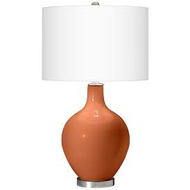 Image2 of Color Plus Ovo 28 1/2" Robust Orange Table Lamp