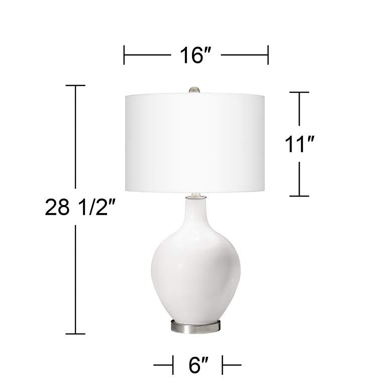 Image 3 Color Plus Ovo 28 1/2" Rose Bouquet Fuchsia Pink Table Lamp more views