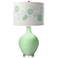 Color Plus Ovo 28 1/2" Rose Bouquet Shade Flower Stem Green Table Lamp