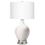 1_Color Plus Ovo 28 1/2" Smart White Lamp with USB Workstation Base