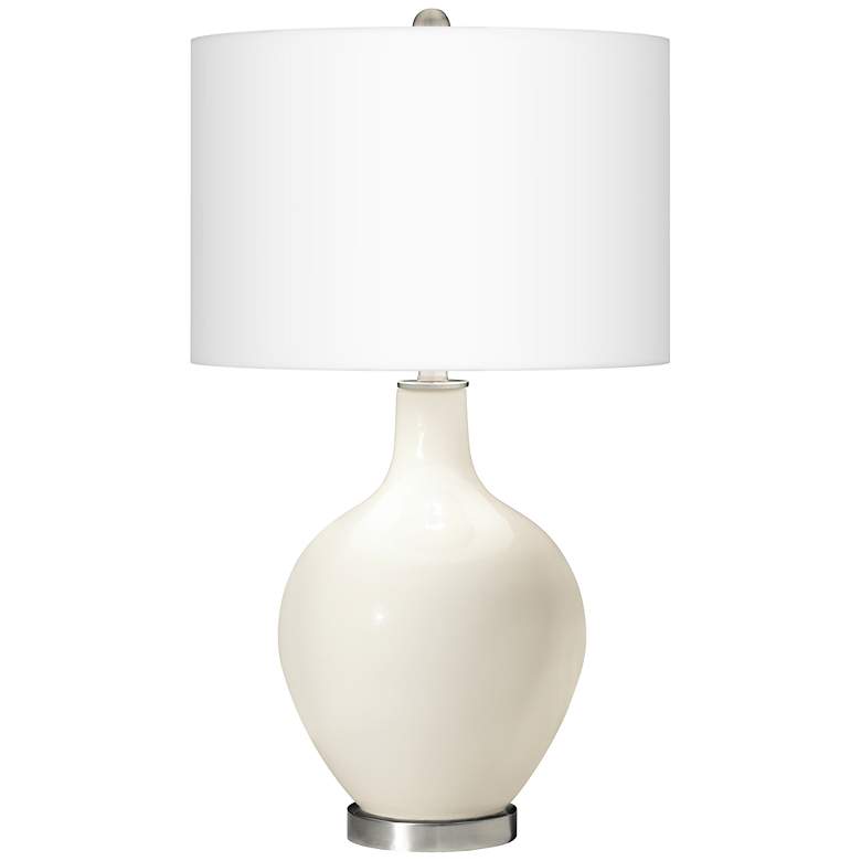 Image 3 Color Plus Ovo 28 1/2" West Highland White Lamp with Workstation Base more views