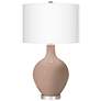 Color Plus Ovo 30 1/2" High Modern Redend Point Brown Table Lamp