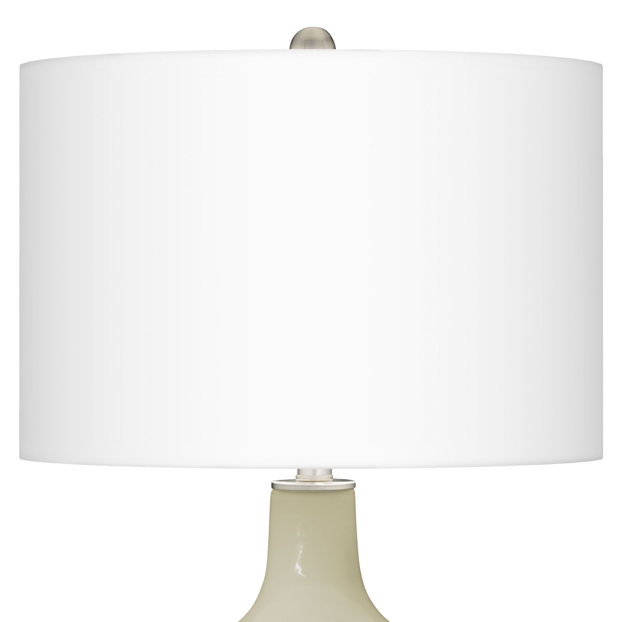 Image 3 Color Plus Ovo 30 1/2" Modern Glass Sage Fog Green Table Lamp more views