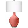 Color Plus Ovo 30 1/4" Coral Reef Table Lamp with USB Workstation Base