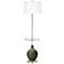 Color Plus Ovo 59" High Secret Garden Green Tray Table Floor Lamp