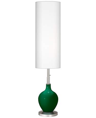 Color Plus Ovo 60" High Modern Greens Floor Lamp