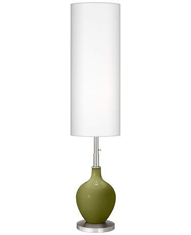 Color Plus Ovo 60" High Rural Green Floor Lamp