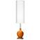 Color Plus Ovo 60" High Cinnamon Spice Floor Lamp