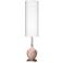Color Plus Ovo 60" High Italian Coral Glass Floor Lamp