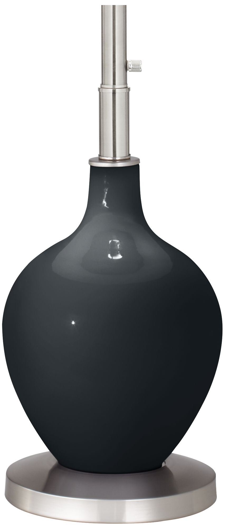 Image 5 Color Plus Ovo 60" High Modern Black of Night Floor Lamp more views