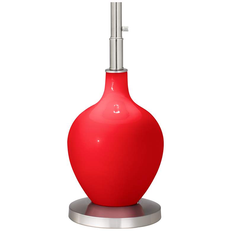 Image 4 Color Plus Ovo 60" High Modern Bright Red Floor Lamp more views