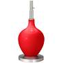 4_Color Plus Ovo 60" High Modern Bright Red Floor Lamp more views