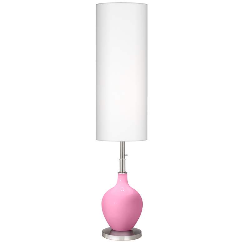 Image 1 Color Plus Ovo 60" High Modern Candy Pink Floor Lamp