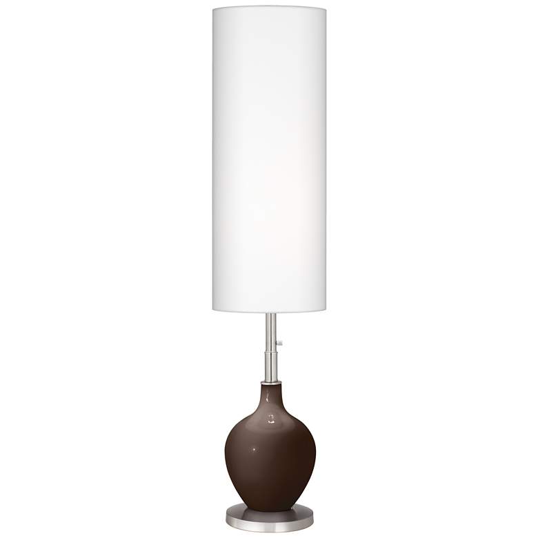 Image 1 Color Plus Ovo 60" High Modern Carafe Brown Floor Lamp