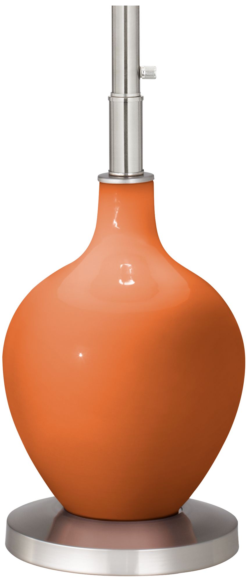 Image 4 Color Plus Ovo 60" High Modern Celosia Orange Floor Lamp more views