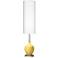 Color Plus Ovo 60" High Modern Daffodil Yellow Floor Lamp