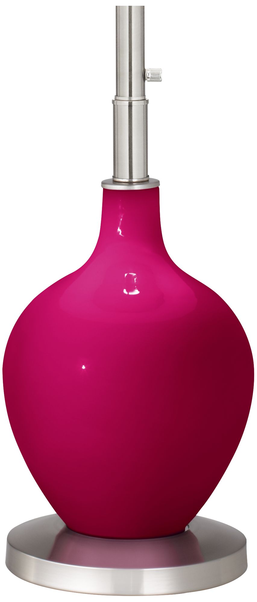 Image 4 Color Plus Ovo 60" High Modern French Burgundy Red Floor Lamp more views